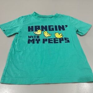 Carter’s T-Shirt Short Sleeve Boys 3T Easter Hangin with my peeps.